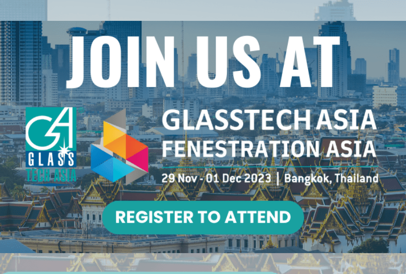 GlassTech Asia and Fenestration Asia 2023 Banner